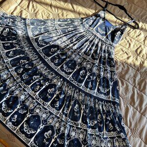 Blackmilk Art Nouveau Butterfly Midi Dresses for Women | M